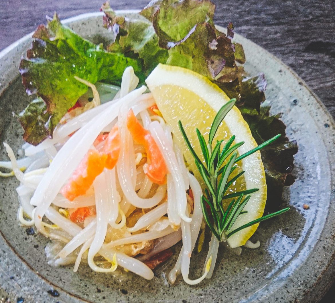 ［しもつかれレシピ］レモンもやしのしもつかれサラダ