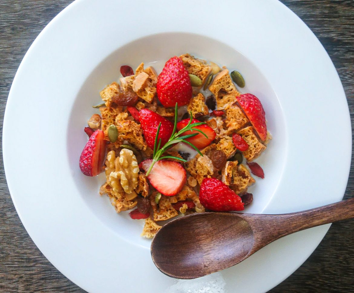 ［しもつかれレシピ］いちごのしもつかれグラノーラ