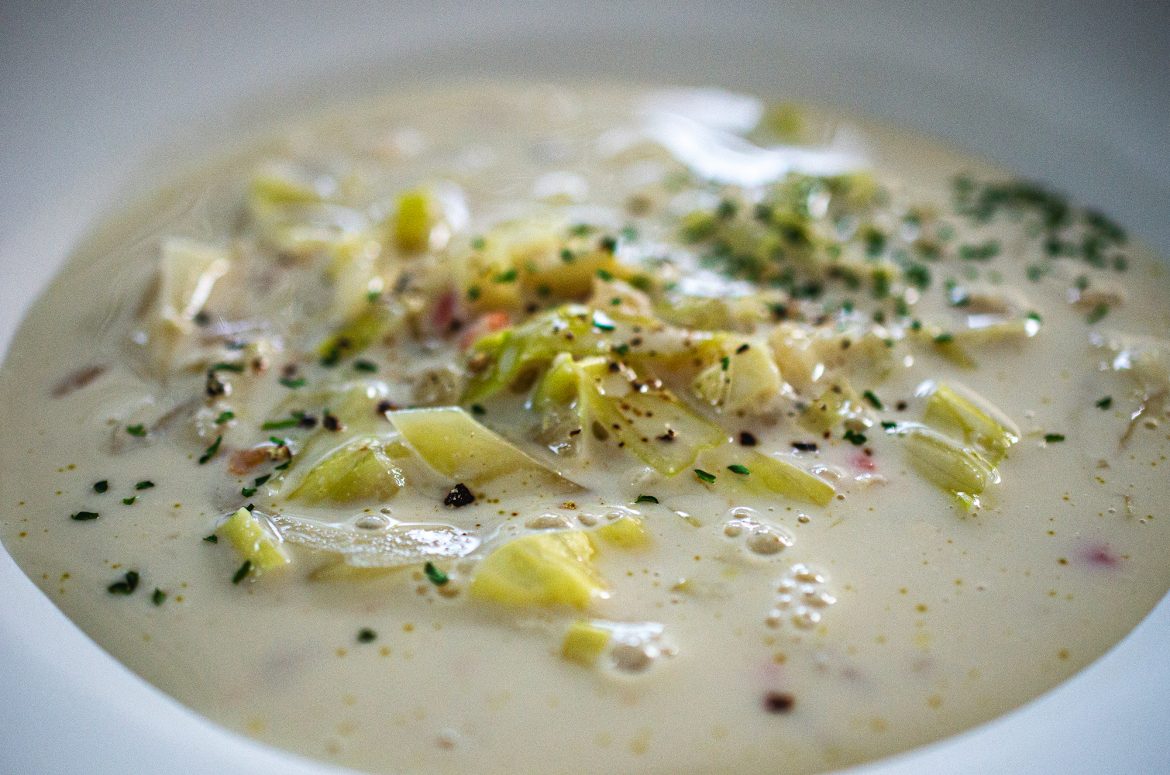 ［しもつかレシピ］キャベツたっぷりしもつかれソイスープ