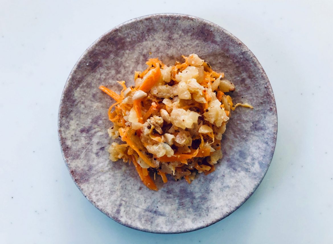 ［しもつかれレシピ］しもつかれキャロットラぺ