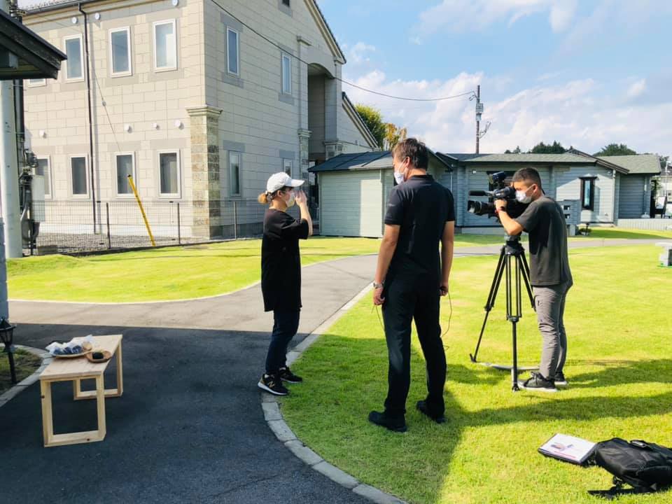 しもつかれスコーンとちぎテレビ取材