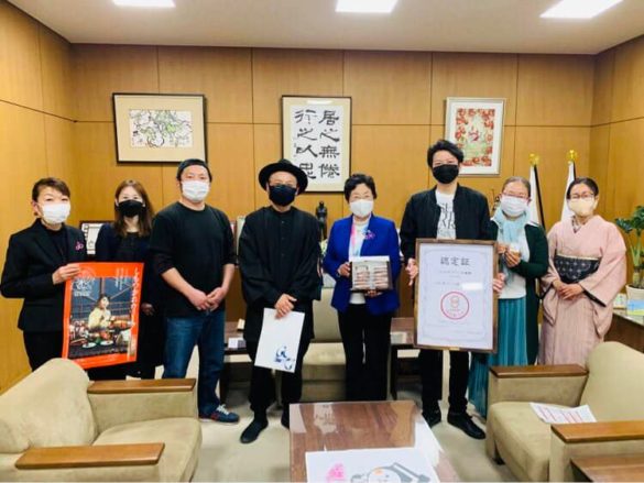 栃木市長に表敬訪問！しもつかれが「100年フード」に選定された事をご報告させていただきました