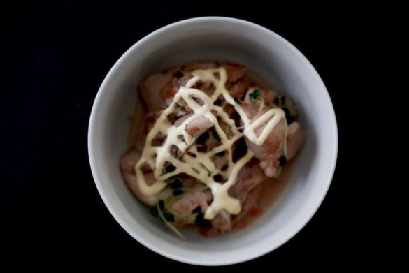 しもつかれアレンジ料理！「しもつかれをたっぷりしみこませた鶏肉煮」