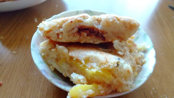 【ビスコッティと甘露レモンのパンケーキ】かねふくアレンジマイスター