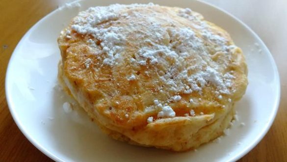 【ビスコッティと甘露レモンのパンケーキ】かねふくアレンジマイスター